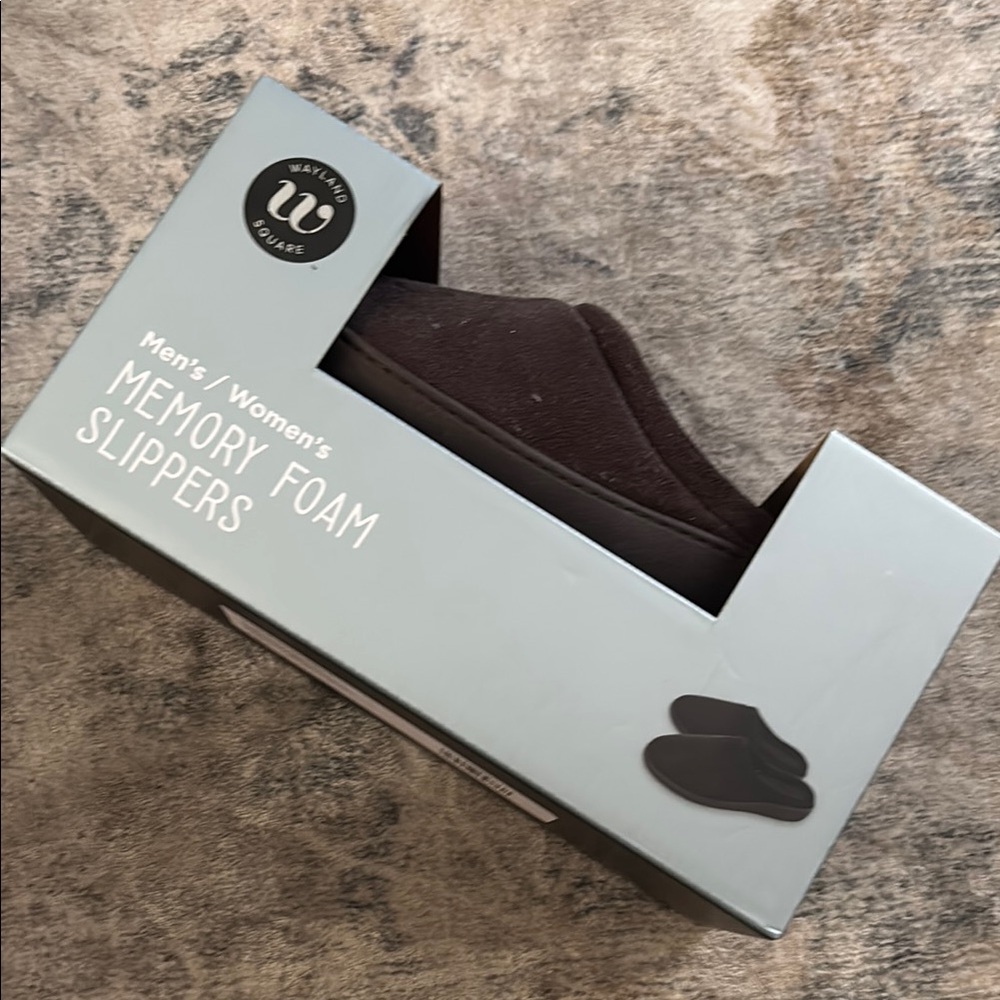 Brown slippers